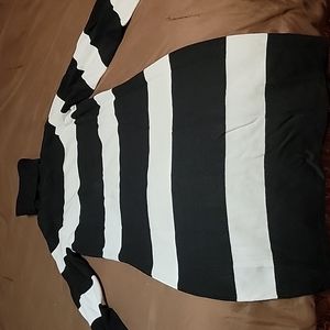 Women's long turtle neck sweater